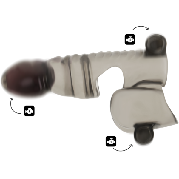 OHMAMA - GAINE PÉNIS ET TESTICULES 3 MOTEURS - – Image 3