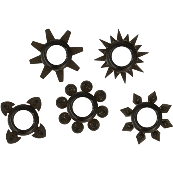 OHMAMA - LOT DE 5 ANNEAUX TESTICULES ET PÉNIS EN SILICONE - – Image 2