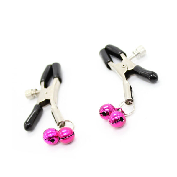 OHMAMA FETISH - PINCES  TÉTONS AVEC CLOCHE ROSE - – Image 3