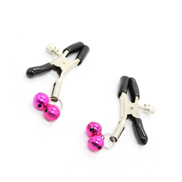 OHMAMA FETISH - PINCES  TÉTONS AVEC CLOCHE ROSE - – Image 4