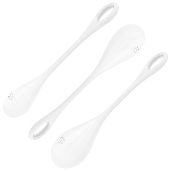 SATISFYER - ENSEMBLE ENTRAÎNEMENT YONI POWER 1 BLANC -