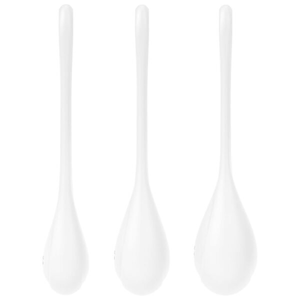 SATISFYER - ENSEMBLE ENTRAÎNEMENT YONI POWER 1 BLANC - – Image 2