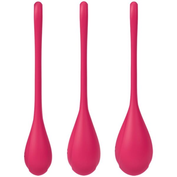 SATISFYER - ENSEMBLE ENTRAÎNEMENT YONI POWER 1 ROUGE - – Image 3