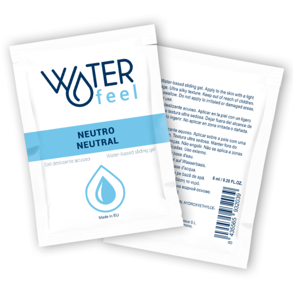 WATERFEEL - GEL DE GLISSEMENT NEUTRE  BASE DEAU 6 ML -