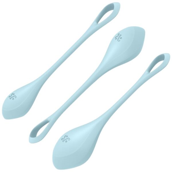 SATISFYER - ENSEMBLE ENTRAÎNEMENT YONI POWER 2 BLEU -