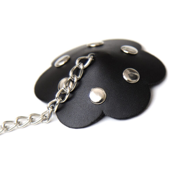 OHMAMA FETISH - BOUCLIER DE NIPPE PÉTALE AVEC CHAÎNE - – Image 2