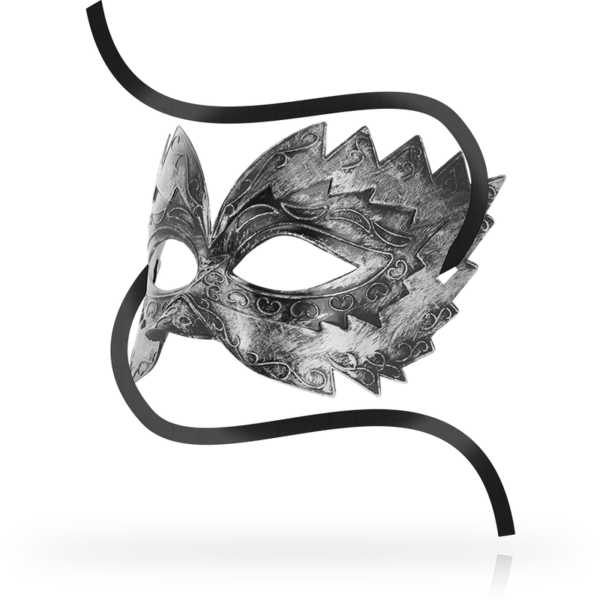 OHMAMA - MASQUES ANTIZAZ STYLE VÉNITIEN ARGENT - – Image 2