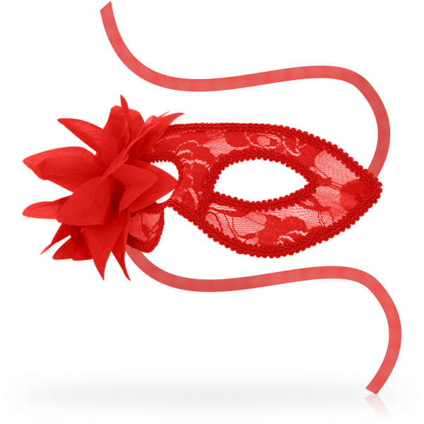OHMAMA - MASQUES MASQUES DENTELLE ET FLEUR ROUGE - – Image 2