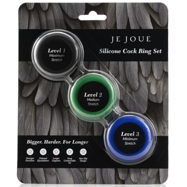 JE JOUE - ENSEMBLE SILICONE ANNEAUX PÉNIS SILICONE - – Image 2