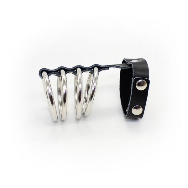 OHMAMA FETISH - GAINE PÉNIENNE AVEC ANNEAUX MÉTALLIQUES - – Image 3