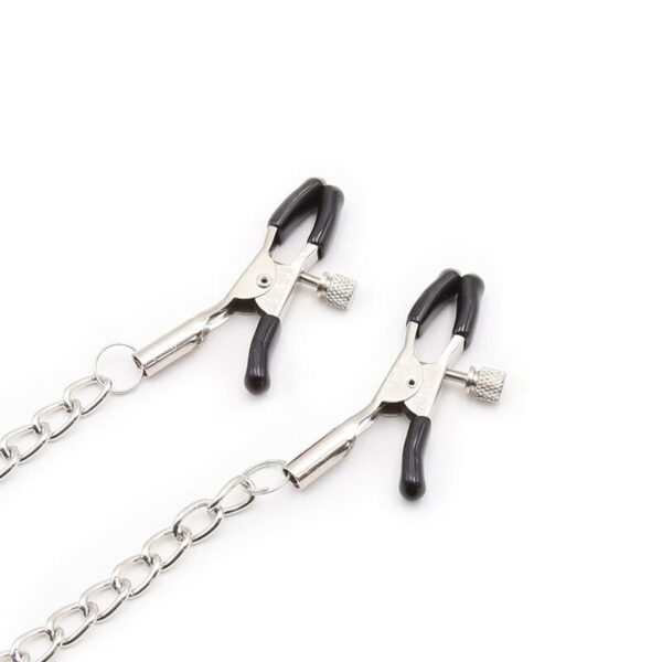 OHMAMA FETISH - RING GAG AVEC CHAÎNES ET PINCES À TÉLÉNOLS - – Image 4
