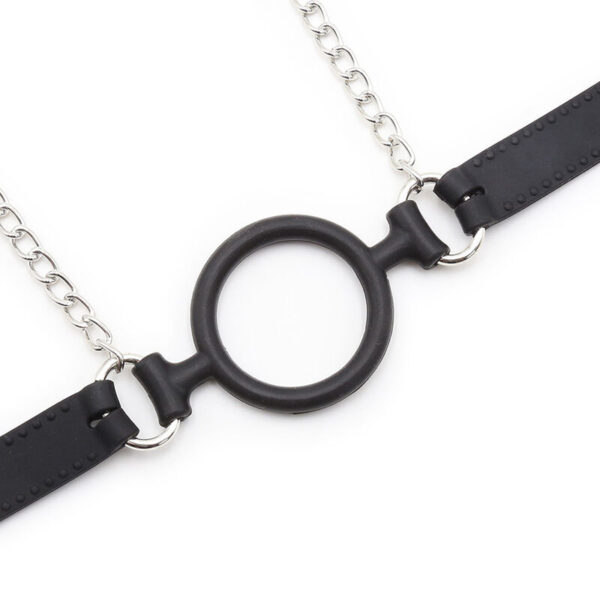 OHMAMA FETISH - RING GAG AVEC CHAÎNES ET PINCES À TÉLÉNOLS - – Image 5