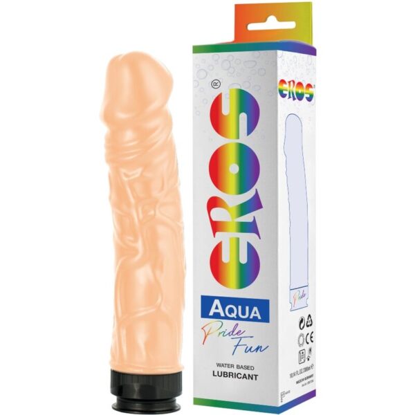 PRIDE - EROS AQUA LGBT PRIDE DILDO ET LUBRIFIANT À BASE D''EAU -