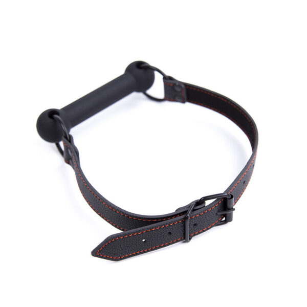 OHMAMA FETISH - BÂILLON EN OS AVEC SANGLE PU - – Image 2