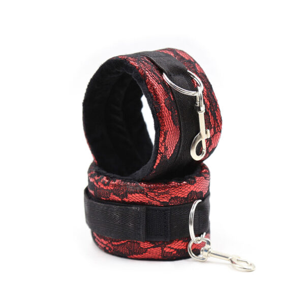 OHMAMA FETISH - MENOTTES EN VELOURS AVEC RUBAN EN NYLON - – Image 3