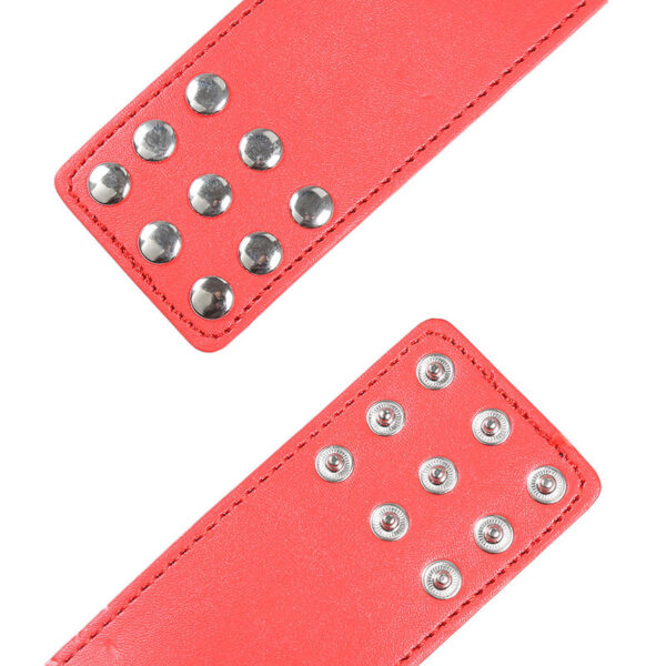 OHMAMA FETISH - MENOTTES ROUGES AVEC FERMETURE À PRESSION - – Image 5