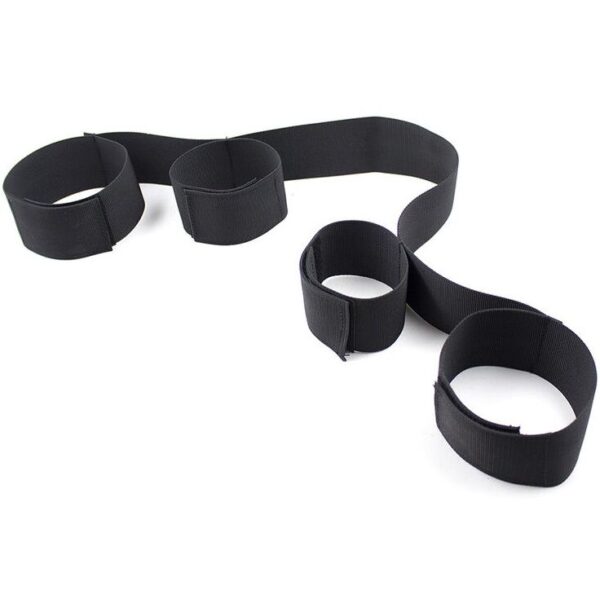 OHMAMA FETISH - SPREADER SOFT BAR FULL NYLON RETENUES DE POIGNET -