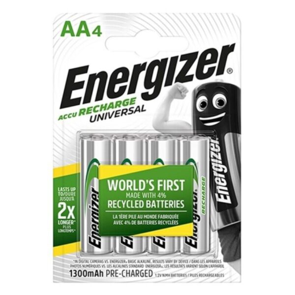 ENERGIZER - BATTERIE RECHARGEABLE UNIVERSELLE HR6 AA 1300mAh 4 UNIT? -