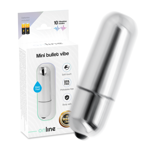 ONLINE - MINI BALLE VIBRANTE ARGENT - – Image 2