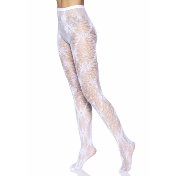 LEG AVENUE - COLLANT RÉSILLE FLOCON DE NEIGE TAILLE UNIQUE - – Image 6