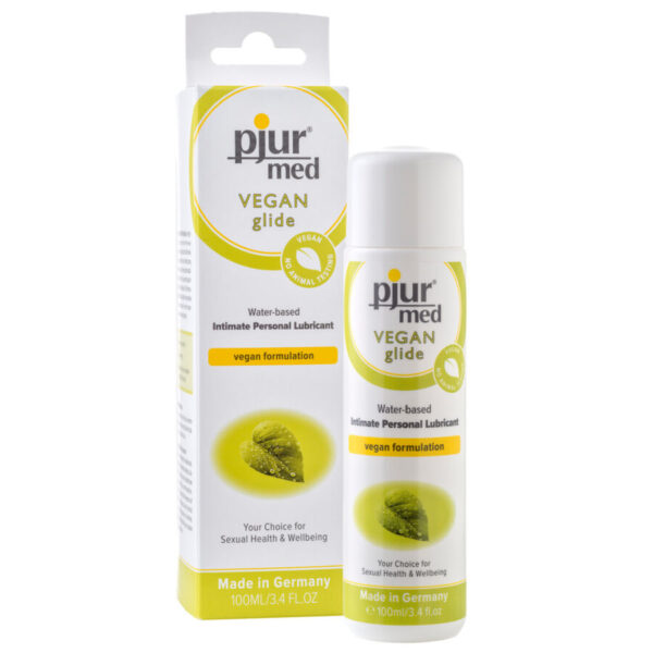 PJUR - MED LUBRIFIANT  BASE EAU VEGAN GLIDE 100 ML -