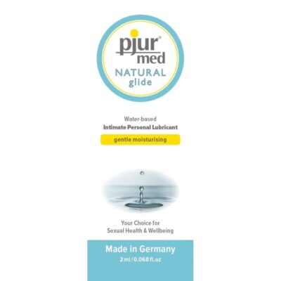 PJUR - MED LUBRIFIANT NATUREL  BASE EAU 2 ML -