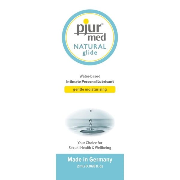 PJUR - MED LUBRIFIANT NATUREL  BASE EAU 2 ML -