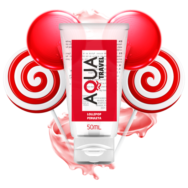 AQUA TRAVEL - LUBRIFIANT À BASE D''EAU SAVEUR LOLLIPOP - 50 ML -
