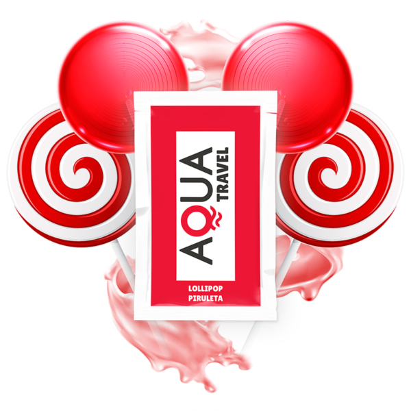 AQUA TRAVEL - LUBRIFIANT À BASE D'EAU SAVEUR SUCE 6 ML -
