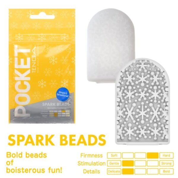 TENGA - MASTURBATEUR DE POCHE SPARK BEARDS -