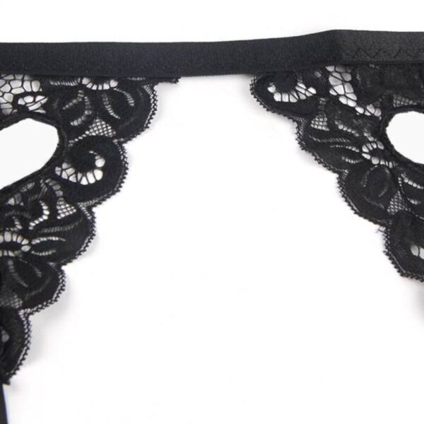 SUBBLIME - SET ENSEMBLE TROIS PIÈCES SOUTIEN-GORGE + PORTE-JARRETELLE + STRING L/XL - – Image 4
