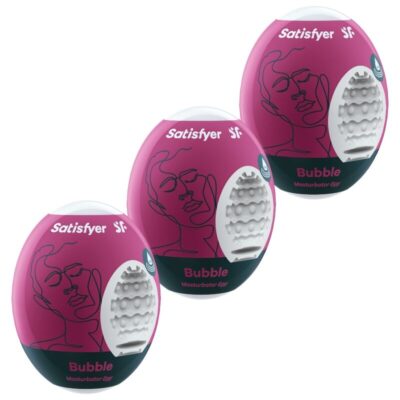 SATISFYER - 3 OEUFS MASTURBATEURS BUBBLE -