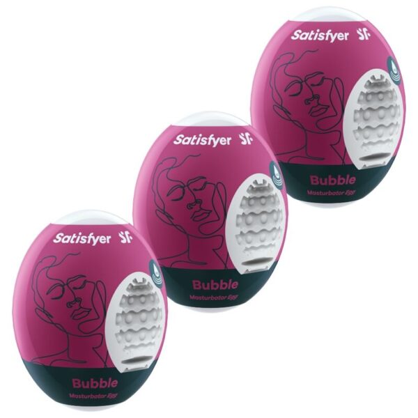 SATISFYER - 3 OEUFS MASTURBATEURS BUBBLE -