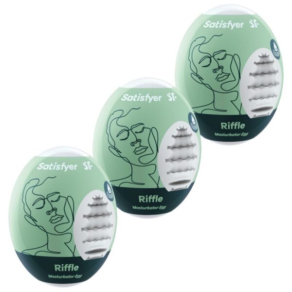 SATISFYER - 3 OEUFS MASTURBATEURS RIFFLE -