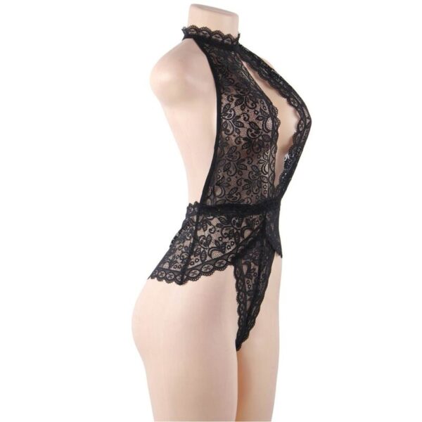 SUBBLIME - TEDDY DENTELLE BONNET OUVERT S/M - – Image 5