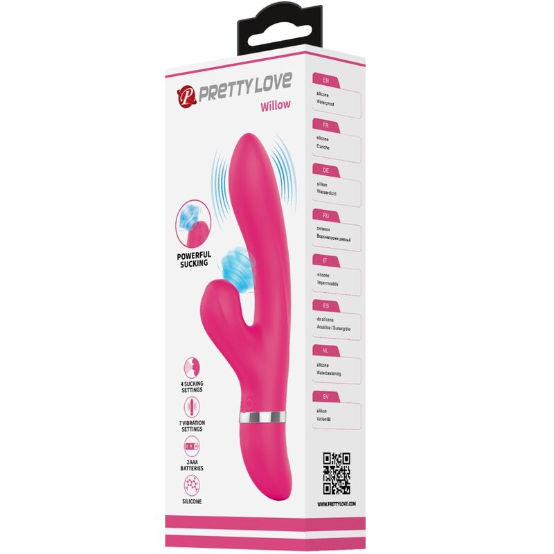 PRETTY LOVE - VIBRATEUR ET VENTOUSE WILLOW RABBIT - – Image 4