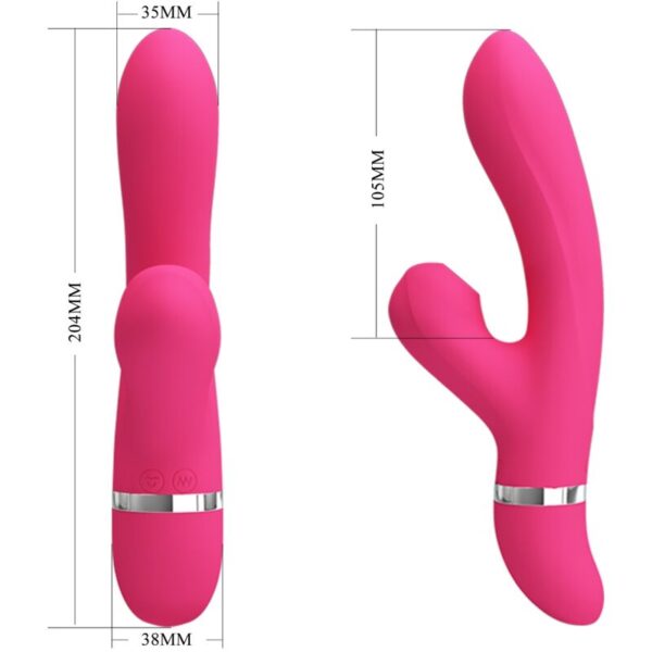 PRETTY LOVE - VIBRATEUR ET VENTOUSE WILLOW RABBIT - – Image 3