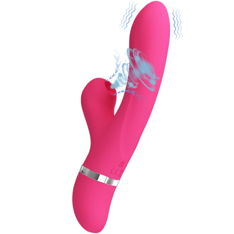 PRETTY LOVE - VIBRATEUR ET VENTOUSE WILLOW RABBIT -