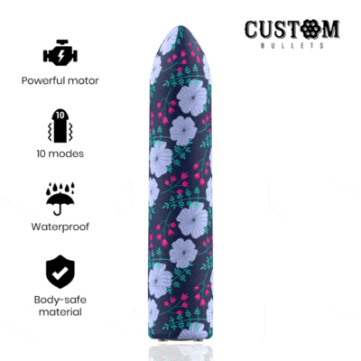CUSTOM BULLETS - PERSONNALISÉS RECHARGEABLE PRINTEMPS 10 INTENSITIES -