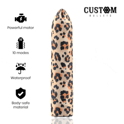 CUSTOM BULLETS - RECHARGEABLE LEOPARD 10 INTENSITIES -