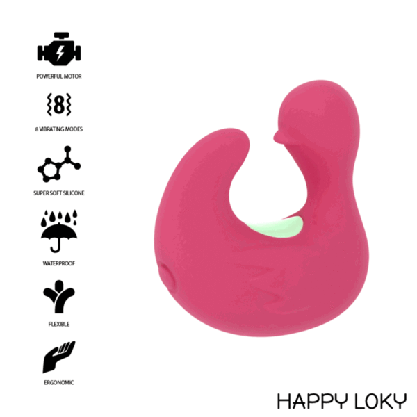 HAPPY LOKY - DUCKYMANIA DOIGT STIMULATEUR EN SILICONE RECHARGEABLE - – Image 2