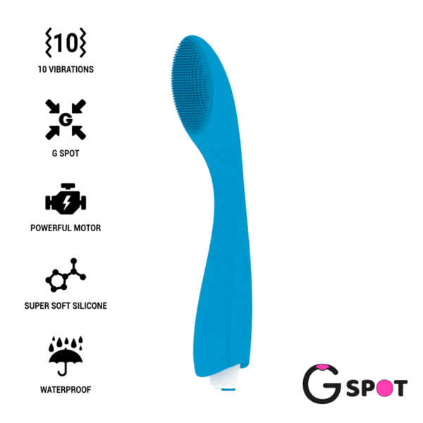 G-SPOT - VIBRATEUR GYLBERT TURQUOISE BLEU G-SPOT -