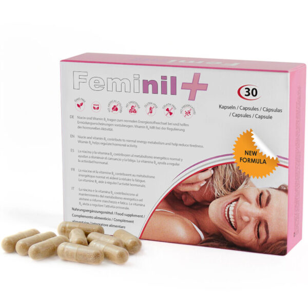 500 COSMETICS - FEMINIL+ AMÉLIORATION DE LA LIBIDO SEXUELLE FÉMININE - 30 CAPSULES -
