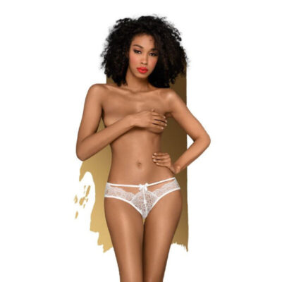 PENTHOUSE - CULOTTE ADORE ME BLANC S/M -