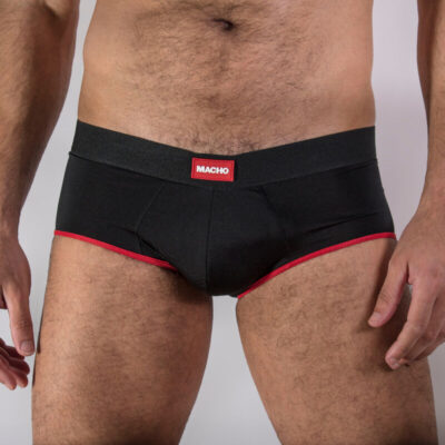 MACHO - MS24R SLIP ROUGE FONCÉ S -