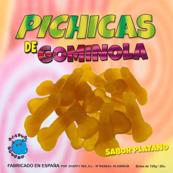 DIABLO GOLOSO - TRANCHES DE GOMME  LA BANANE -