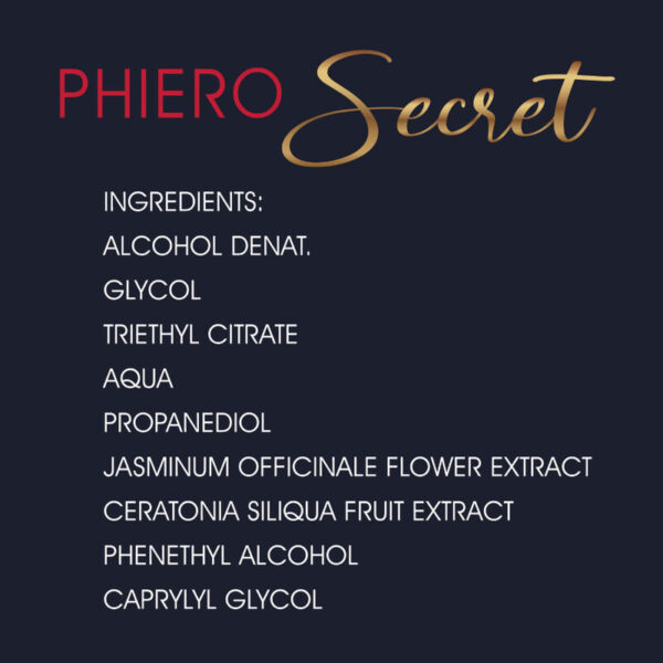 500 COSMETICS - PHIERO SECRET COMBINAISON NATURELLE SANS ODEUR D''HORMONES SEXUELLES FÉMININES 15 ML - – Image 2