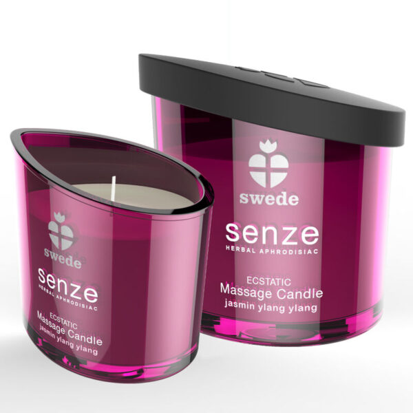 SWEDE - BOUGIE DE MASSAGE EXSTATIQUE SENZE - JASMIN, YLANG YLANG -