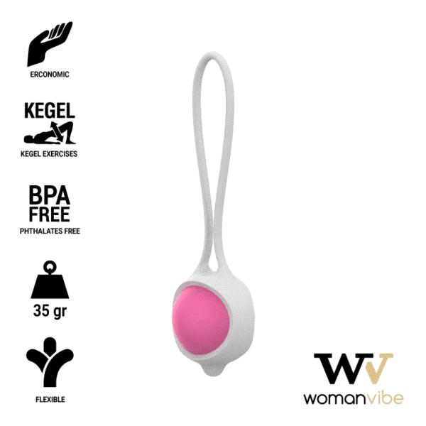 WOMANVIBE - KEISY I BALL GEISHA SILICONE - ROSE -