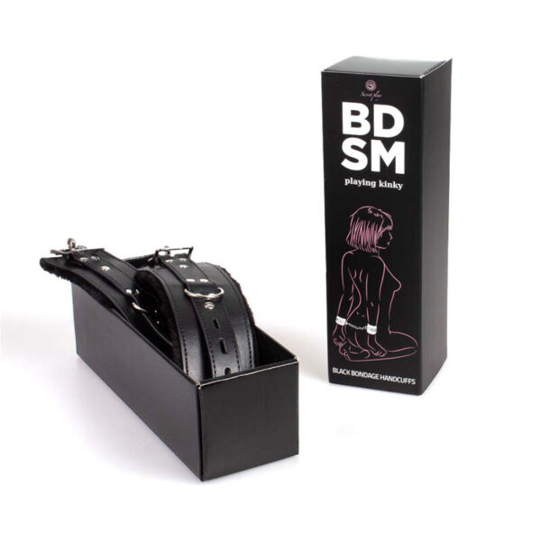 SECRETPLAY - MENOTTES DE BONDAGE NOIRES COLLECTION BDSM - – Image 4